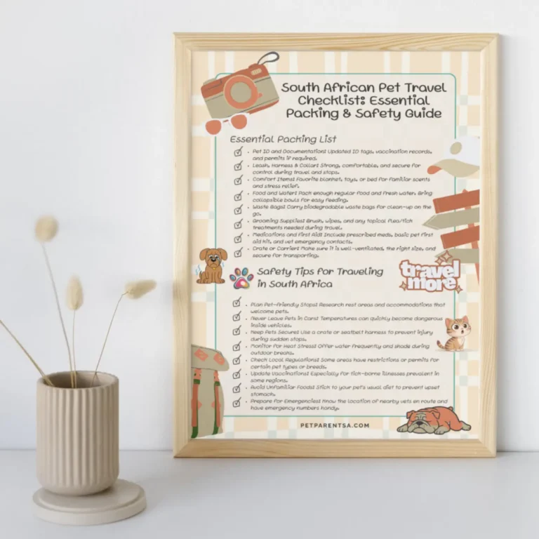 South African Pet Travel Checklist Essential Packing & Safety Guide-Mock